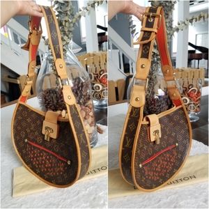 💕VERY RARE LV Limited Edition PerforatedDemi Lune